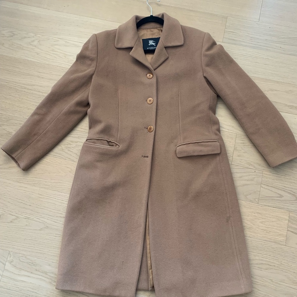 Burberry Cashmere/Wool Blend Coat- Sz 6